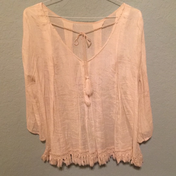Entro cream blouse - Picture 4 of 5